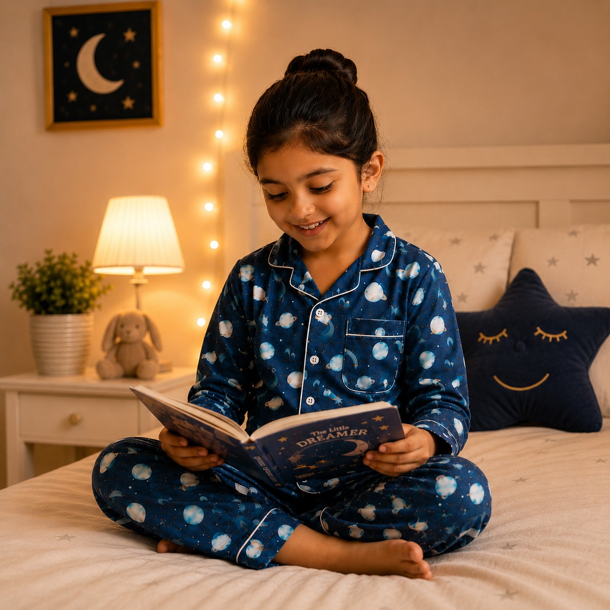 Astronaut Space Cotton Pyjama Set for Kids