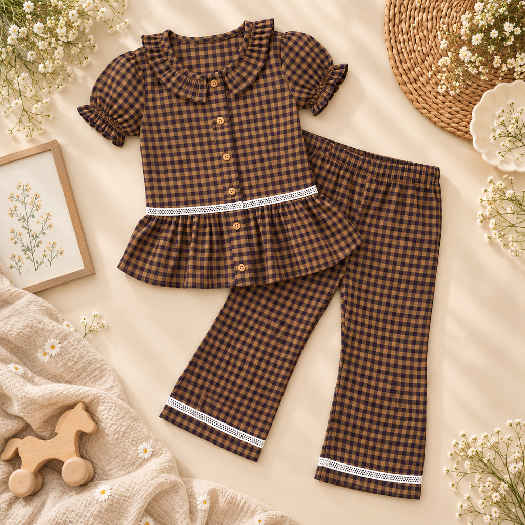 Brownie Playdate Coord Set for Girls — view 2