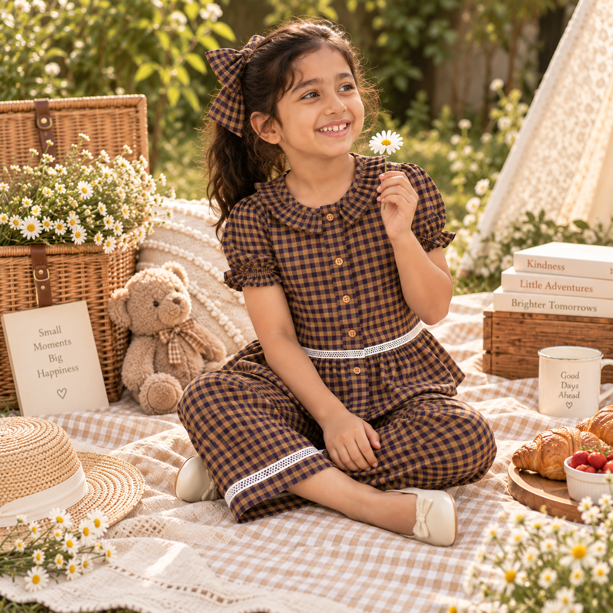 Brownie Playdate Coord Set for Girls — view 3