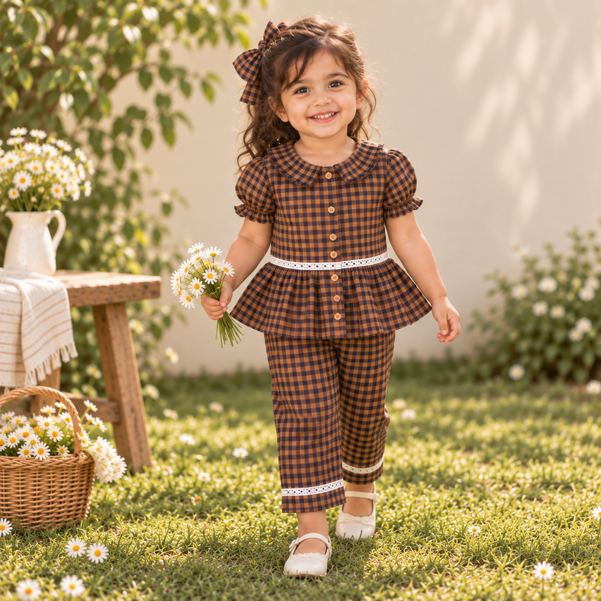 Brownie Playdate Coord Set for Girls — view 5