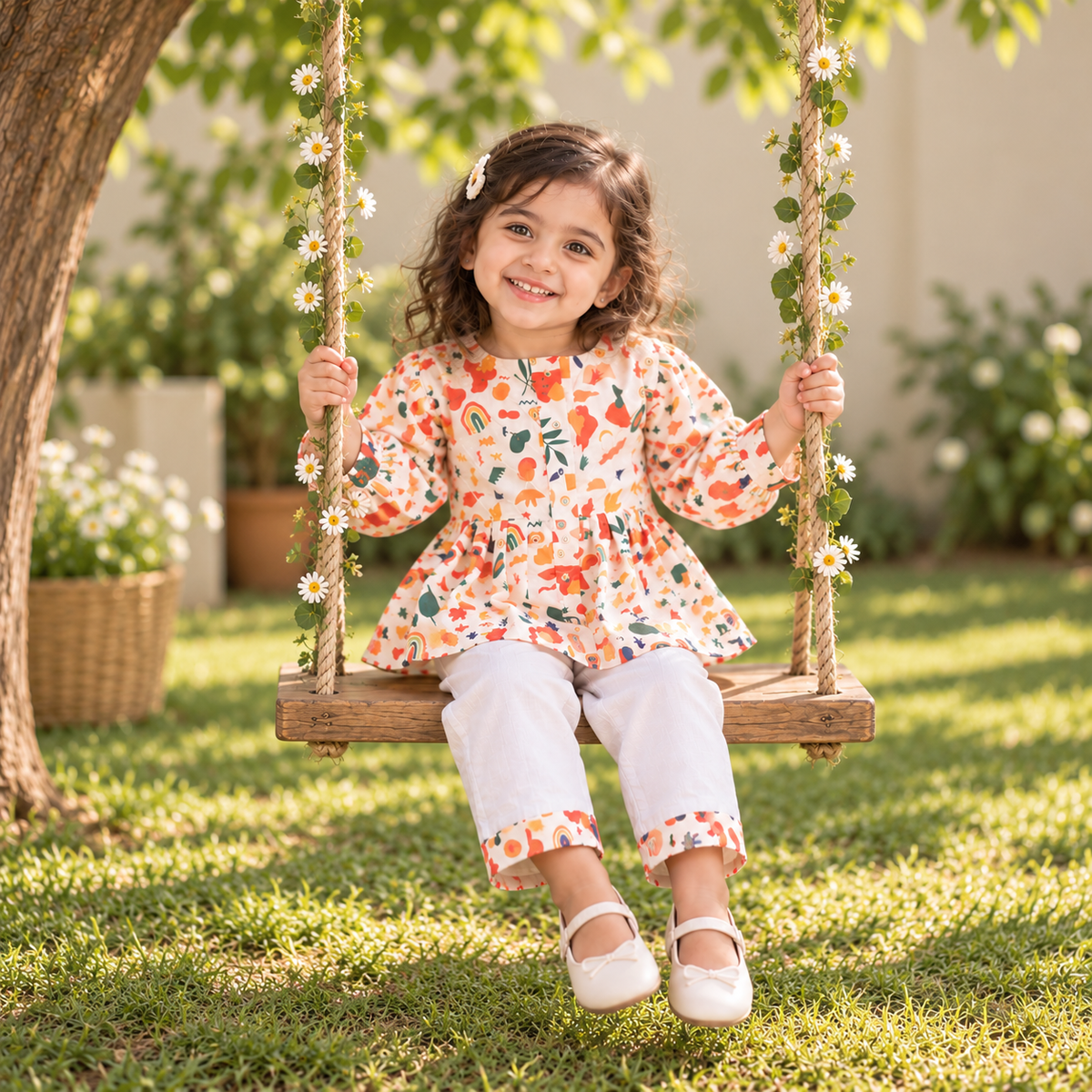 Colourful Escape Playtime Co-ord Set for Girls — view 3