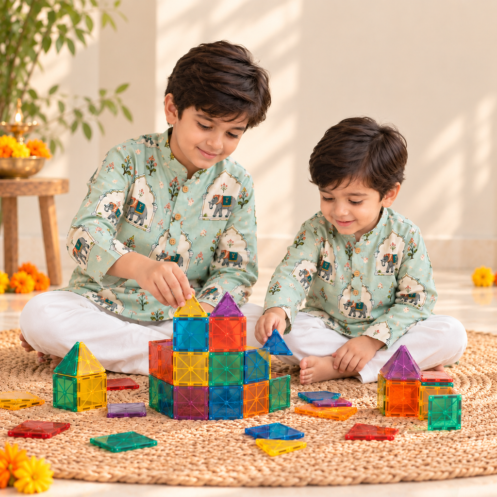 Elephant Mahal Kurta Pyjama Set — view 4
